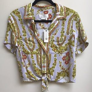 NWT Anthropologie tie Top